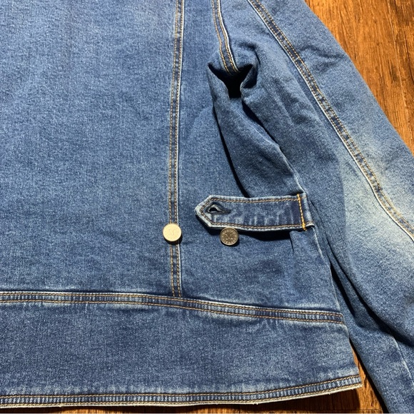 Martha Stewart Weekend Jean Jacket Medium Wash Denim Sz M NWT - Picture 10 of 12